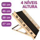Rampa Pet Antiderrapante com 4 Níveis de Altura