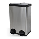 Lixeira Seletiva Dupla Inox Office Healer Simple