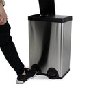 Lixeira Seletiva Dupla Inox Office Healer Simple