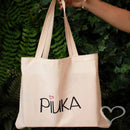 Ecobag Piuka em Algodão Cru com Estampa Exclusiva